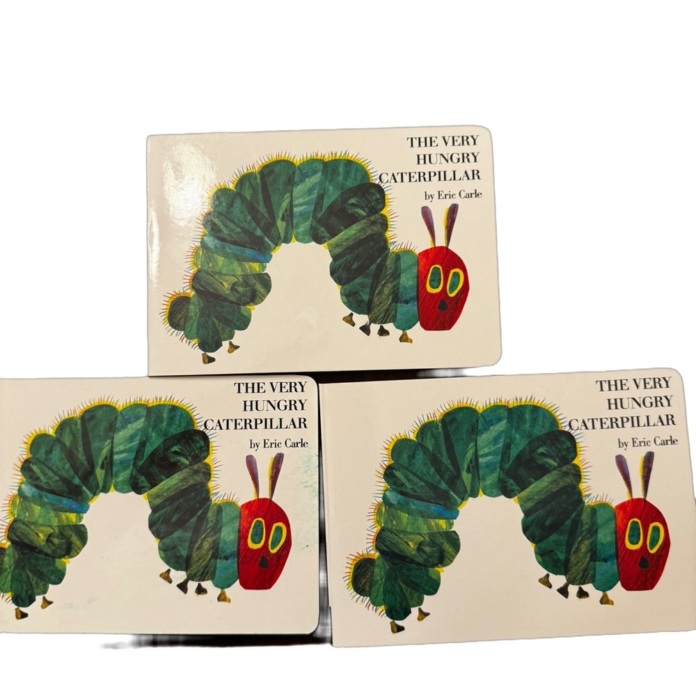 The very hungry Caterpillar board book x3